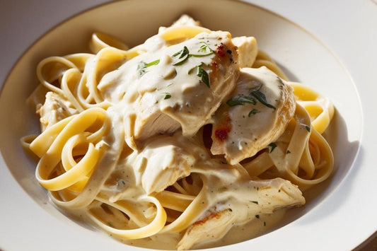 Salsa rica y aterciopelada de Alfredo
