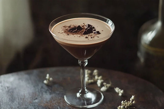 Velvety Indulgent Chocolate Martini Cocktail