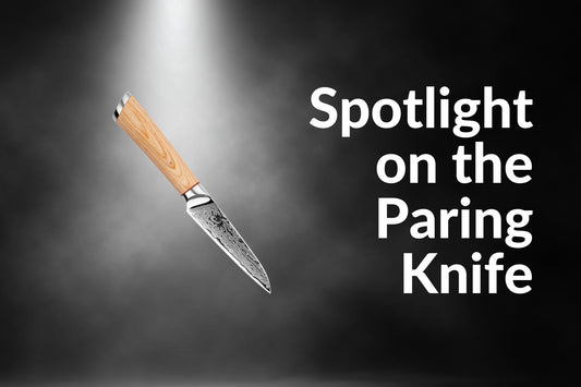 Spotllight en el cuchillo de salsa