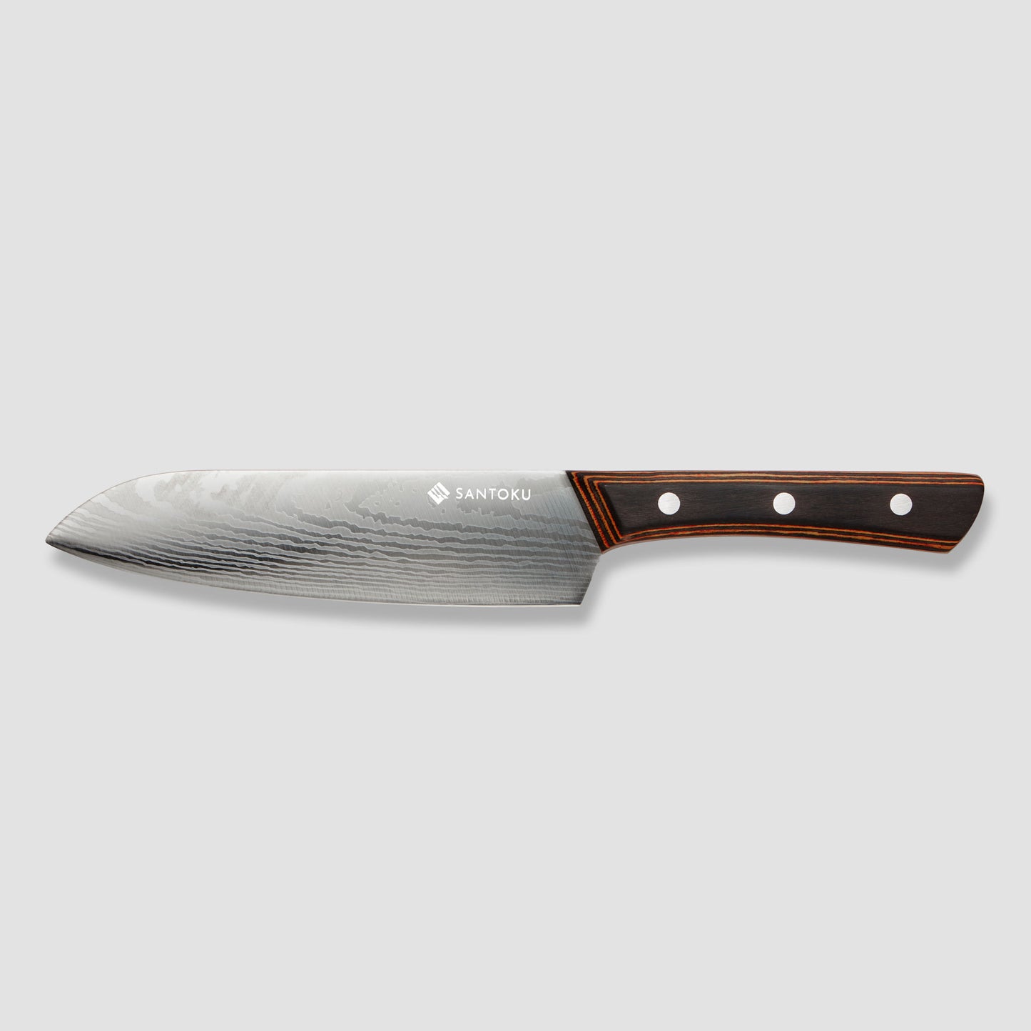 Σετ μαχαιριών κουζίνας Yuhi 6 τεμαχίων Damascus-Pattern με λαβές Pakkawood & κουτί δώρου