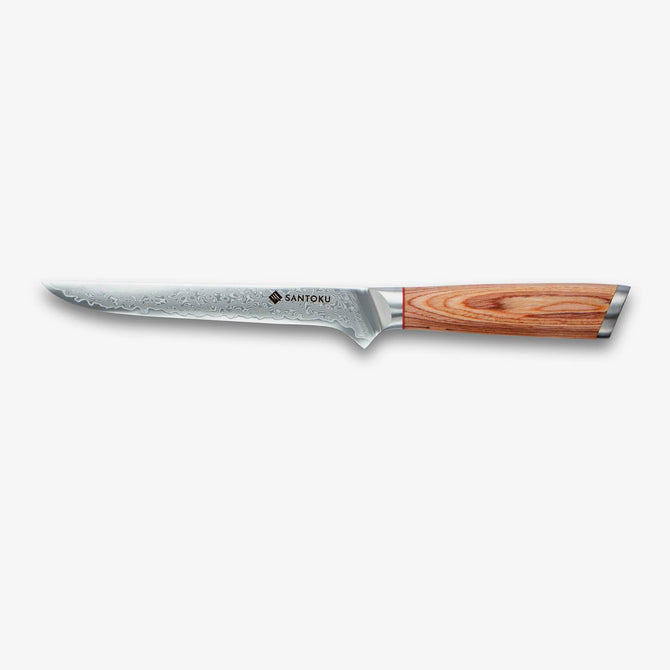 Haruta de 10 piezas VG10 Juego de cuchillo de cocina de acero japonés Damasco con manijas de madera y vainas