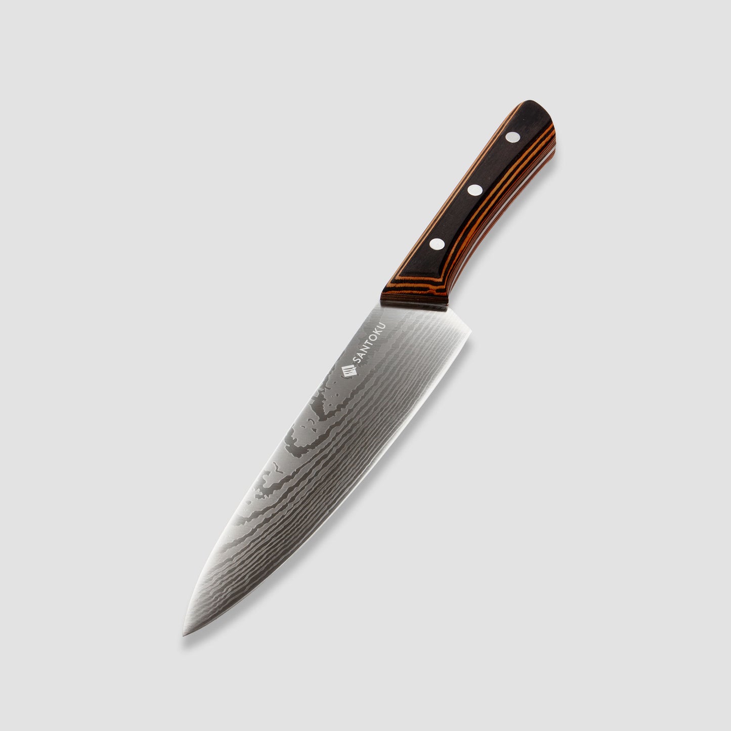 Σετ μαχαιριών κουζίνας Yuhi 6 τεμαχίων Damascus-Pattern με λαβές Pakkawood & κουτί δώρου