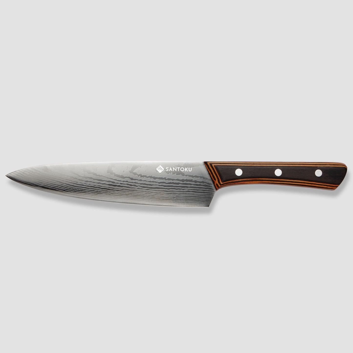 Σετ μαχαιριών κουζίνας Yuhi 6 τεμαχίων Damascus-Pattern με λαβές Pakkawood & κουτί δώρου
