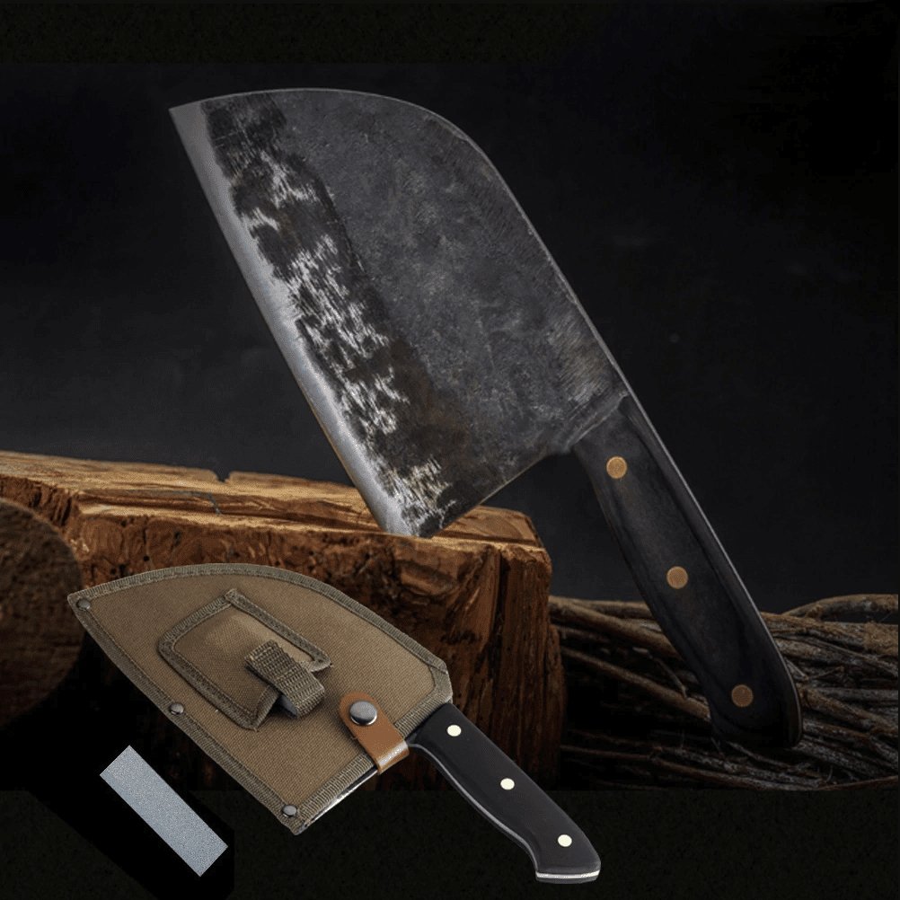 Nakiri / Chukabocho (なきり なきり) Cleavador de acero Tang Full Tang