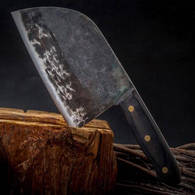 Nakiri / Chukabocho (なきり なきり) Cleavador de acero Tang Full Tang
