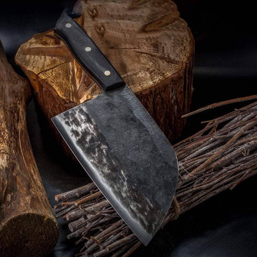 Nakiri / Chukabocho (なきり なきり) Cleavador de acero Tang Full Tang